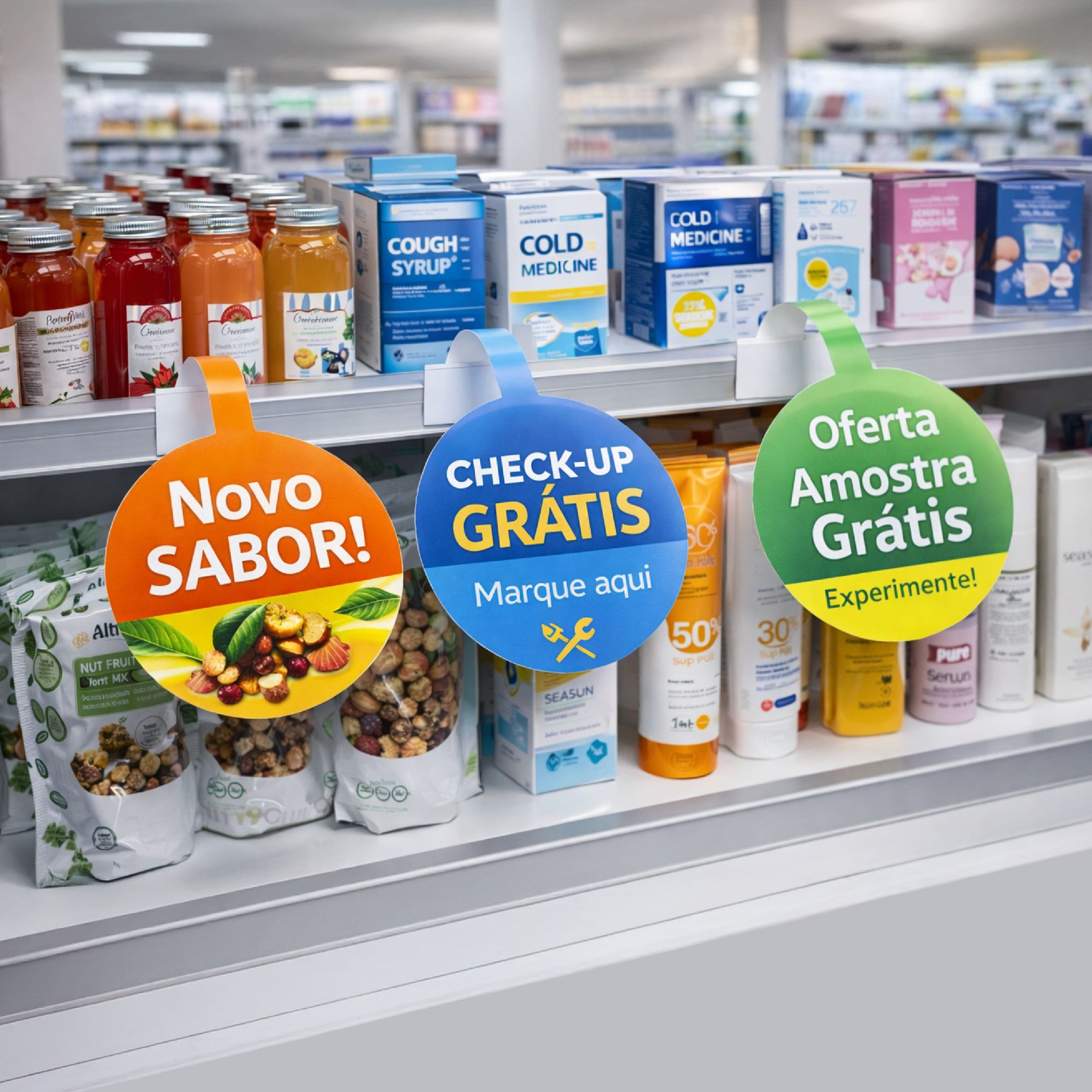 Stoppers Publicitários | Stoppers para Prateleiras Stoppers Publicitários | Stoppers para Prateleiras