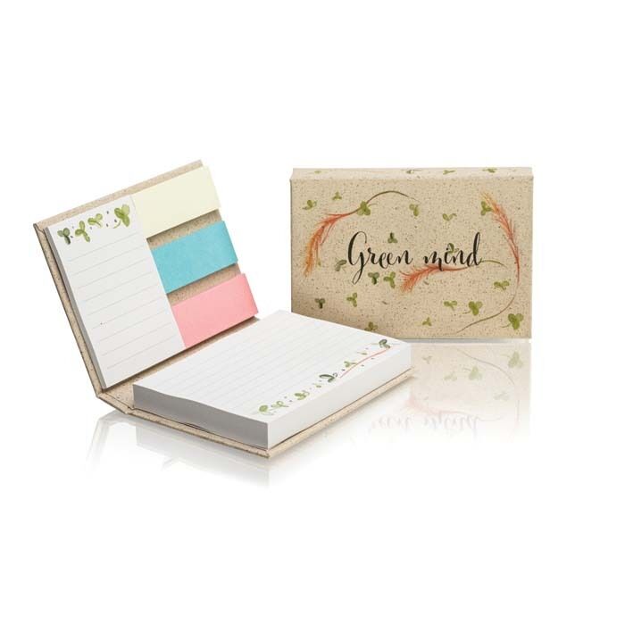 Bloco de Notas c/ Capa Dura em Papel de Relva Bloco de Notas c/ Capa Dura em Papel de Relva