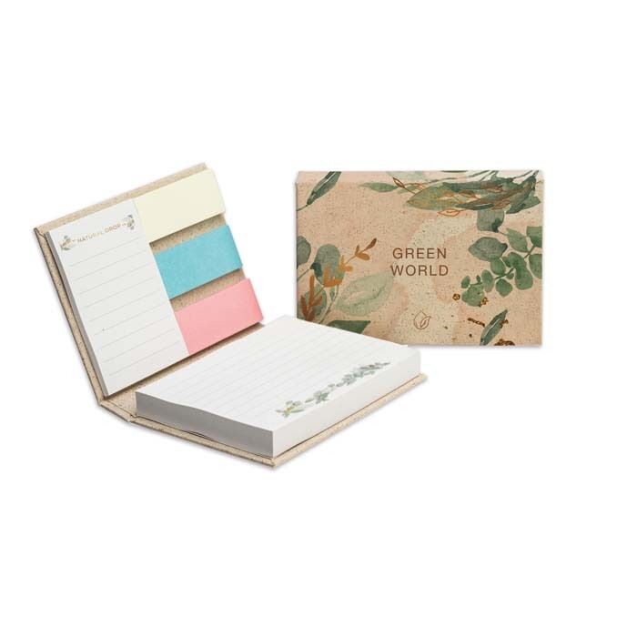 Bloco de Notas c/ Capa Dura em Papel de Relva Bloco de Notas c/ Capa Dura em Papel de Relva