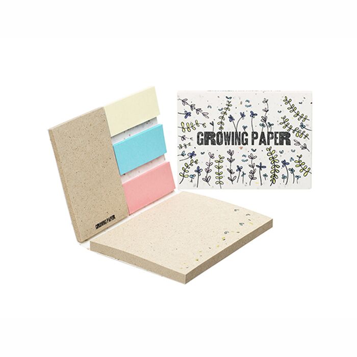 Bloco de Notas c/ Capa Mole em Papel de Sementes Bloco de Notas c/ Capa Mole em Papel de Sementes