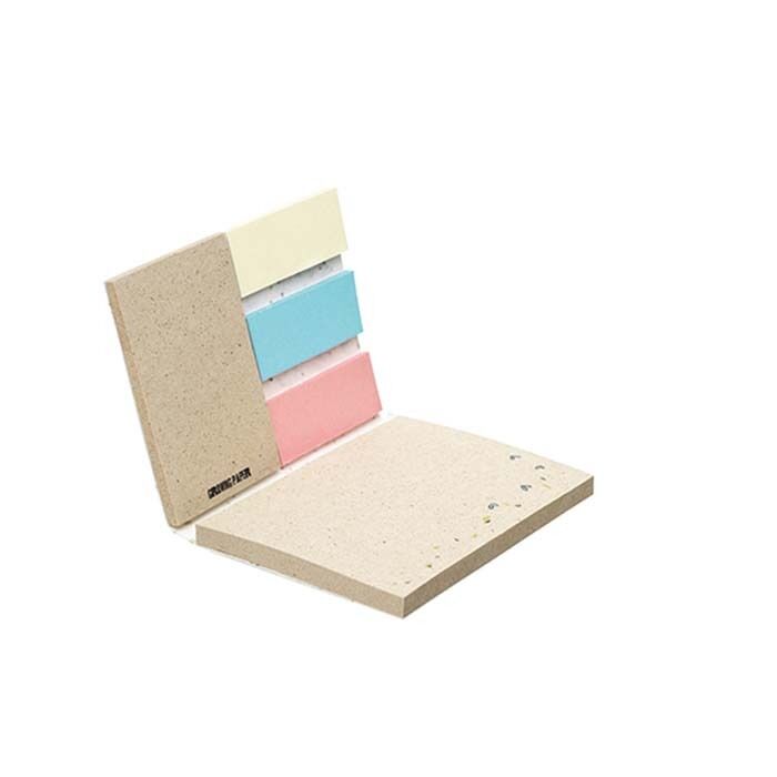 Bloco de Notas c/ Capa Mole em Papel de Sementes Bloco de Notas c/ Capa Mole em Papel de Sementes